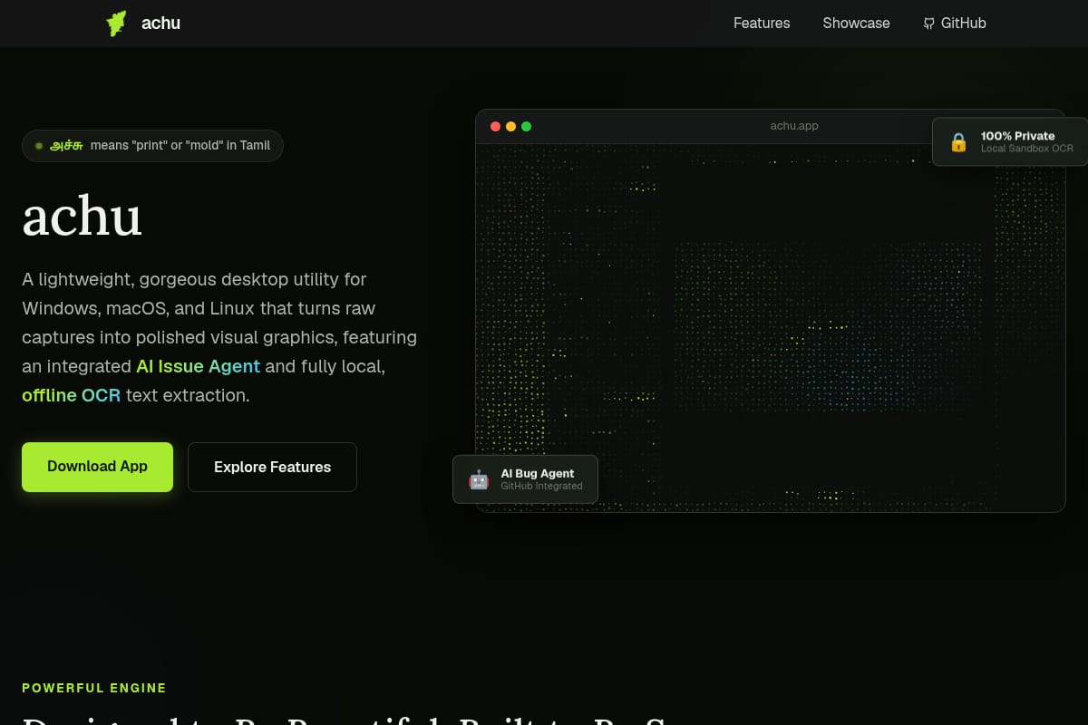 achu screenshot