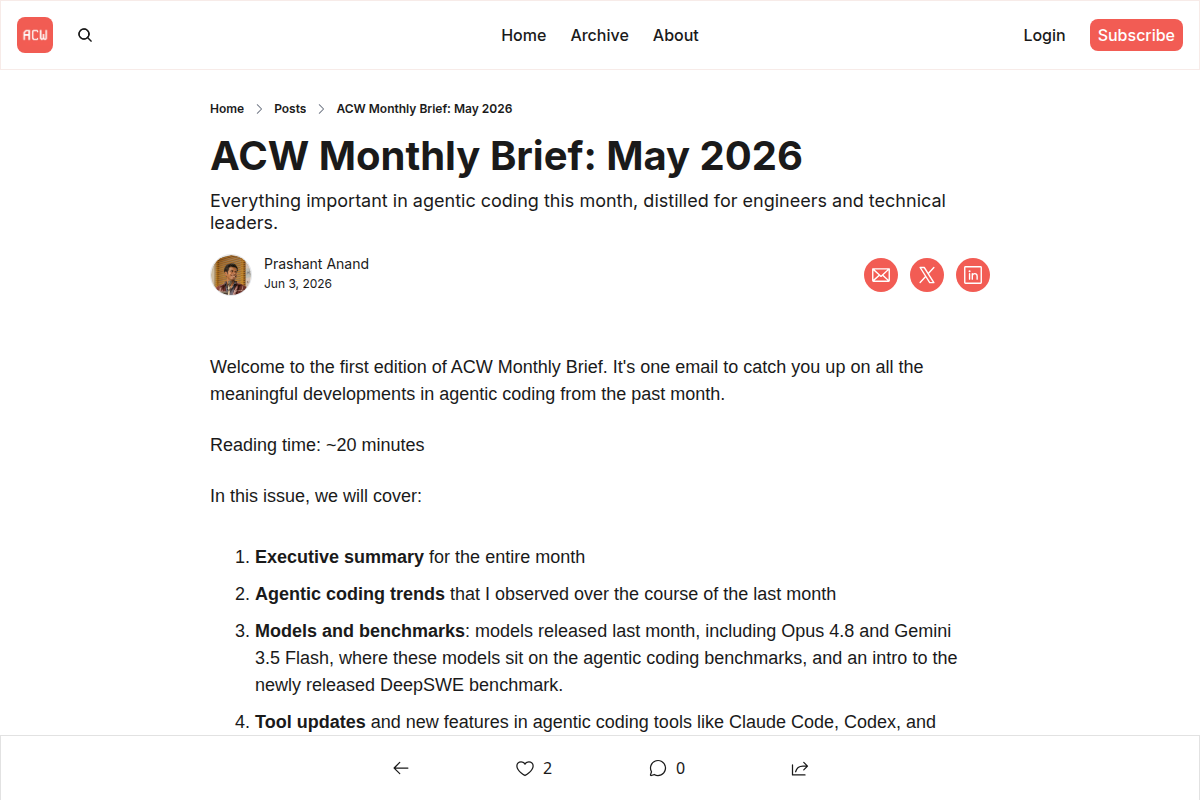 ACW Monthly Brief: May 2026 screenshot