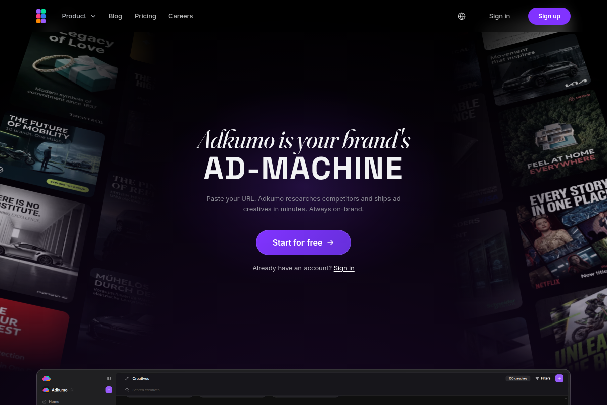 Adkumo screenshot