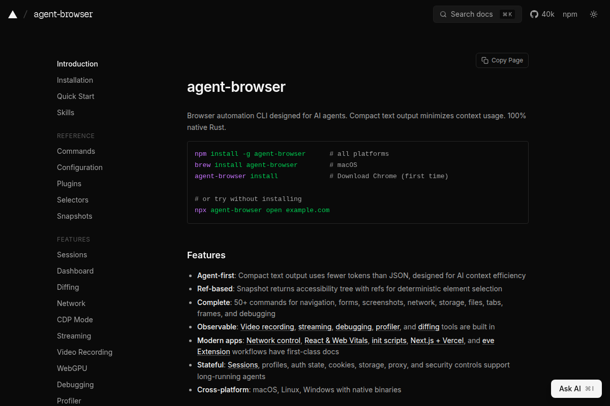 agent-browser screenshot