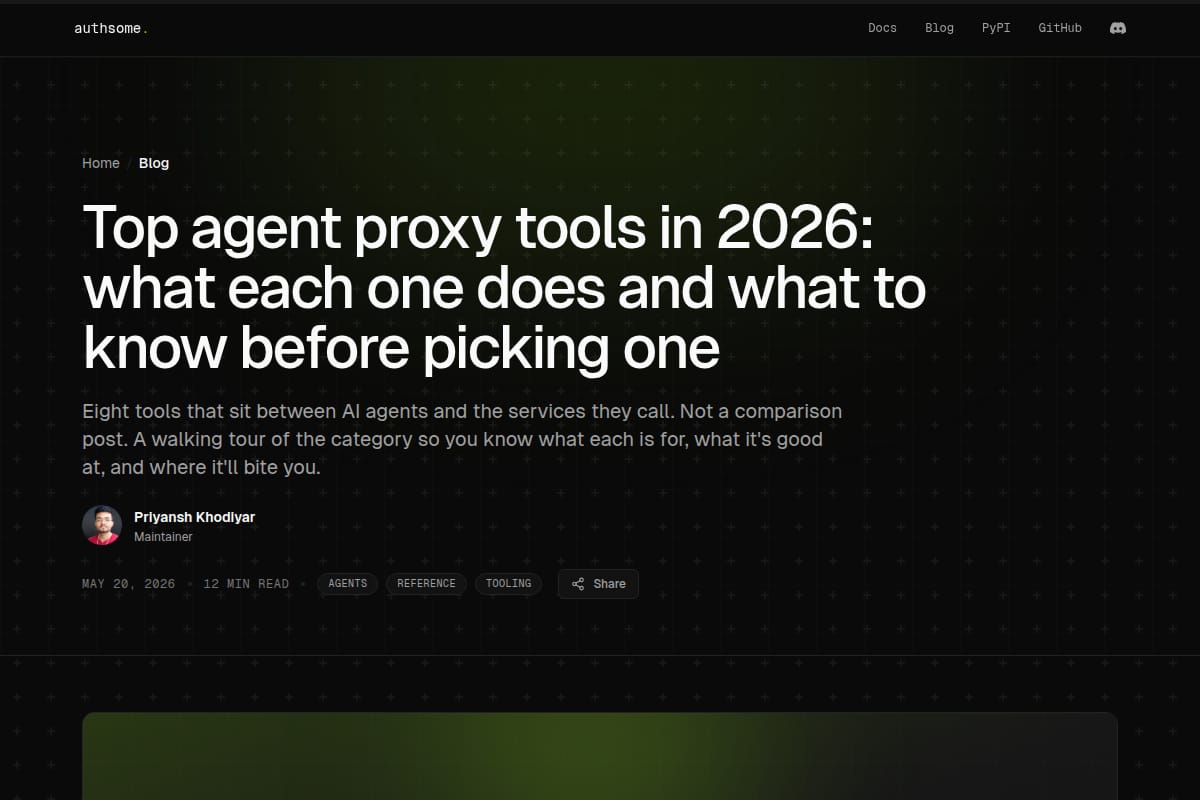 Agent Credential Brokers in 2026 thumbnail