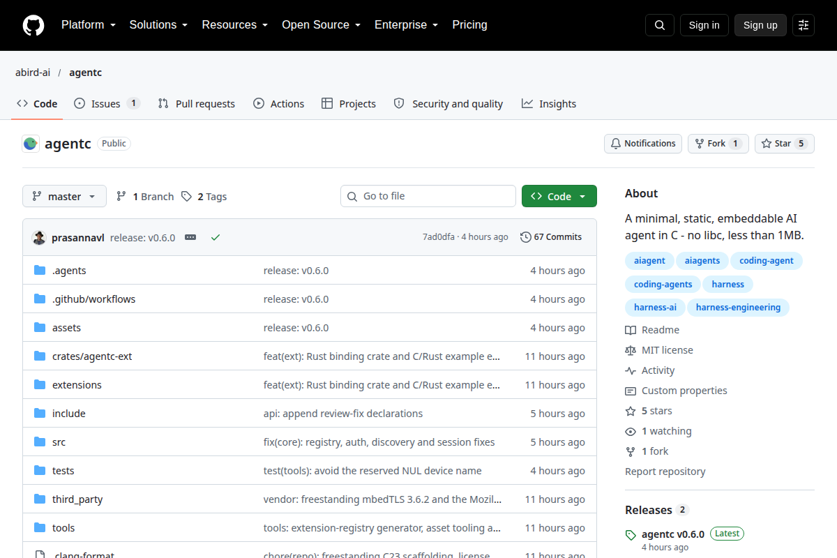 agentc screenshot