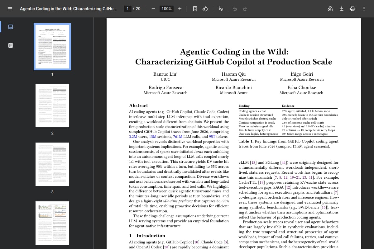 Agentic Coding in the Wild: Characterizing GitHub Copilot at Production Scale thumbnail