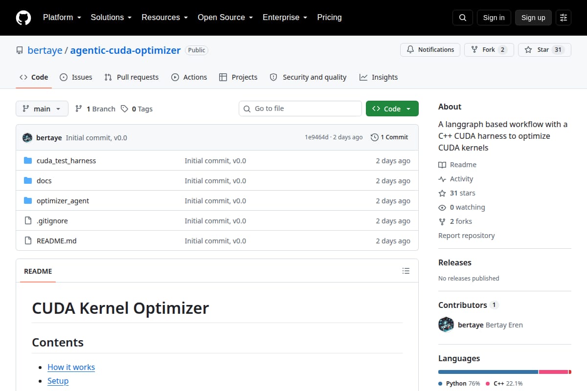 Agentic CUDA Kernel Optimizer thumbnail