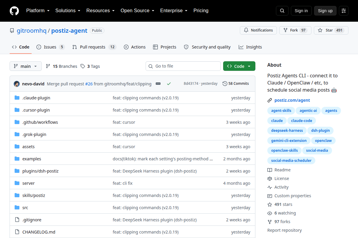 Agentic Social Scheduler screenshot
