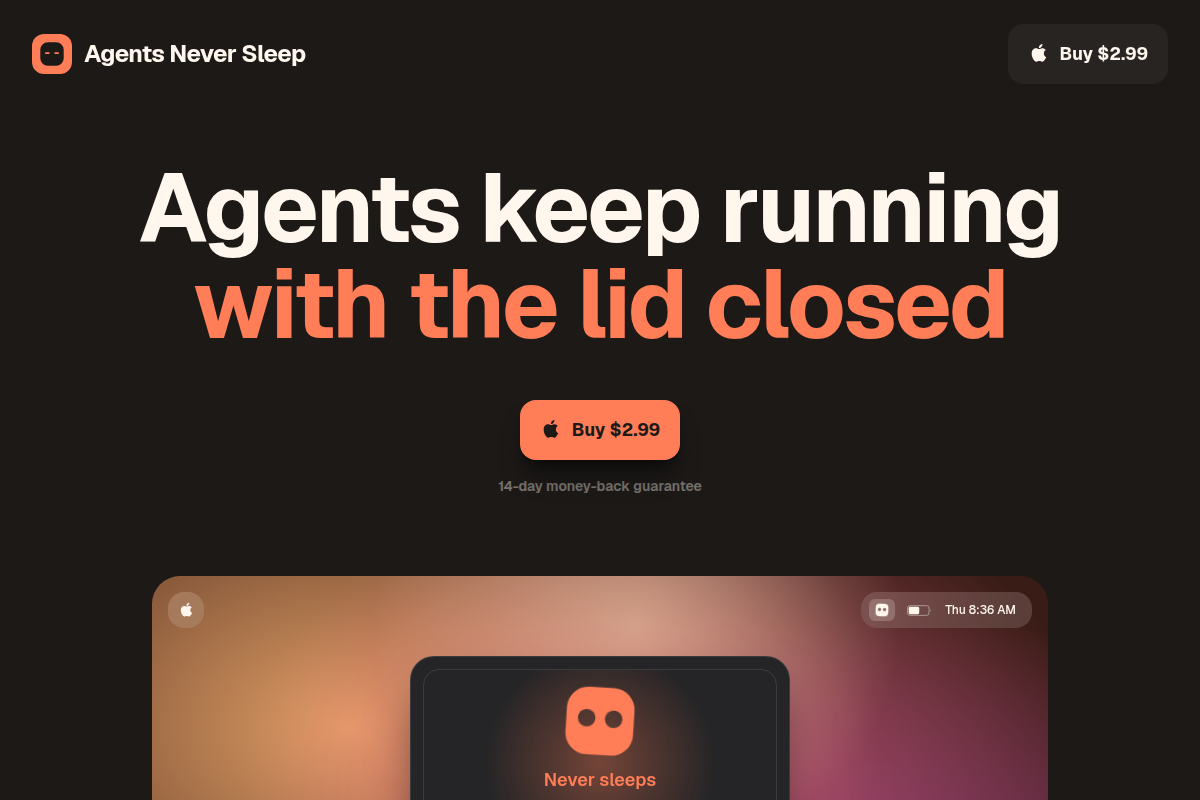 Agents Never Sleep screenshot