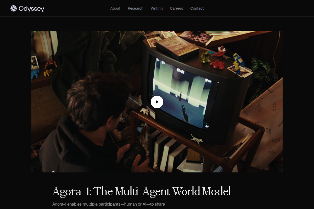 Agora-1: The Multi-Agent World Model screenshot