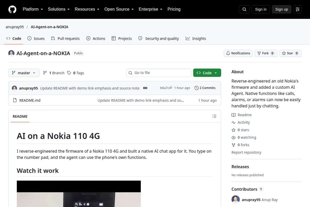 AI-Agent-on-a-NOKIA thumbnail