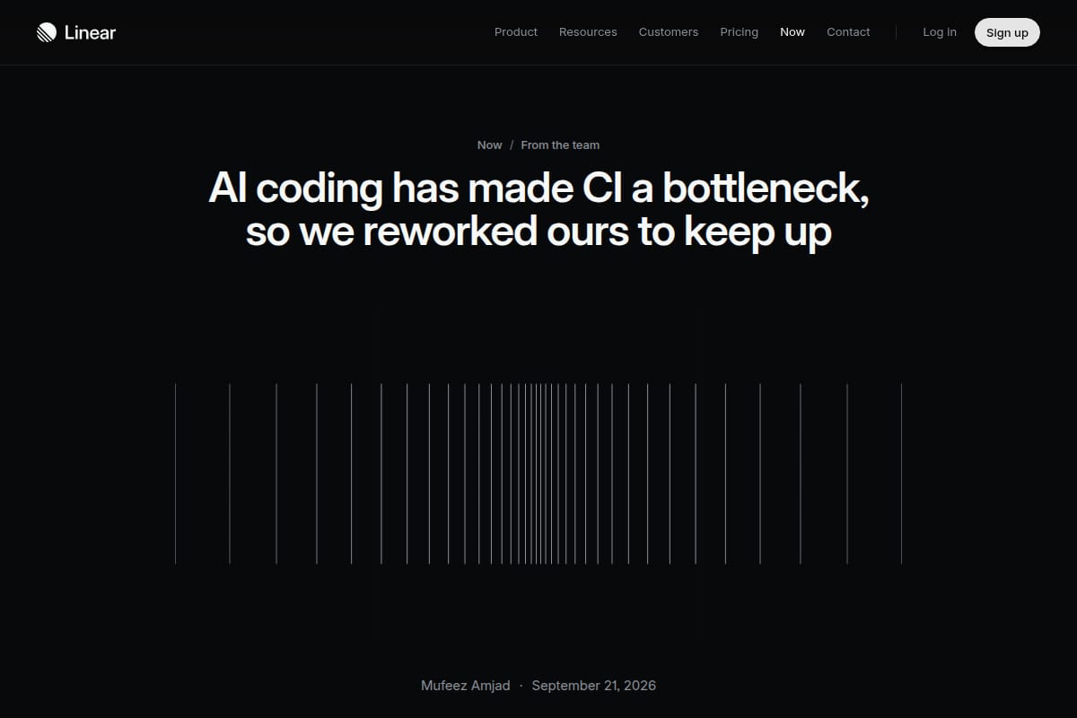 AI coding has made CI a bottleneck, so we reworked ours to keep up thumbnail