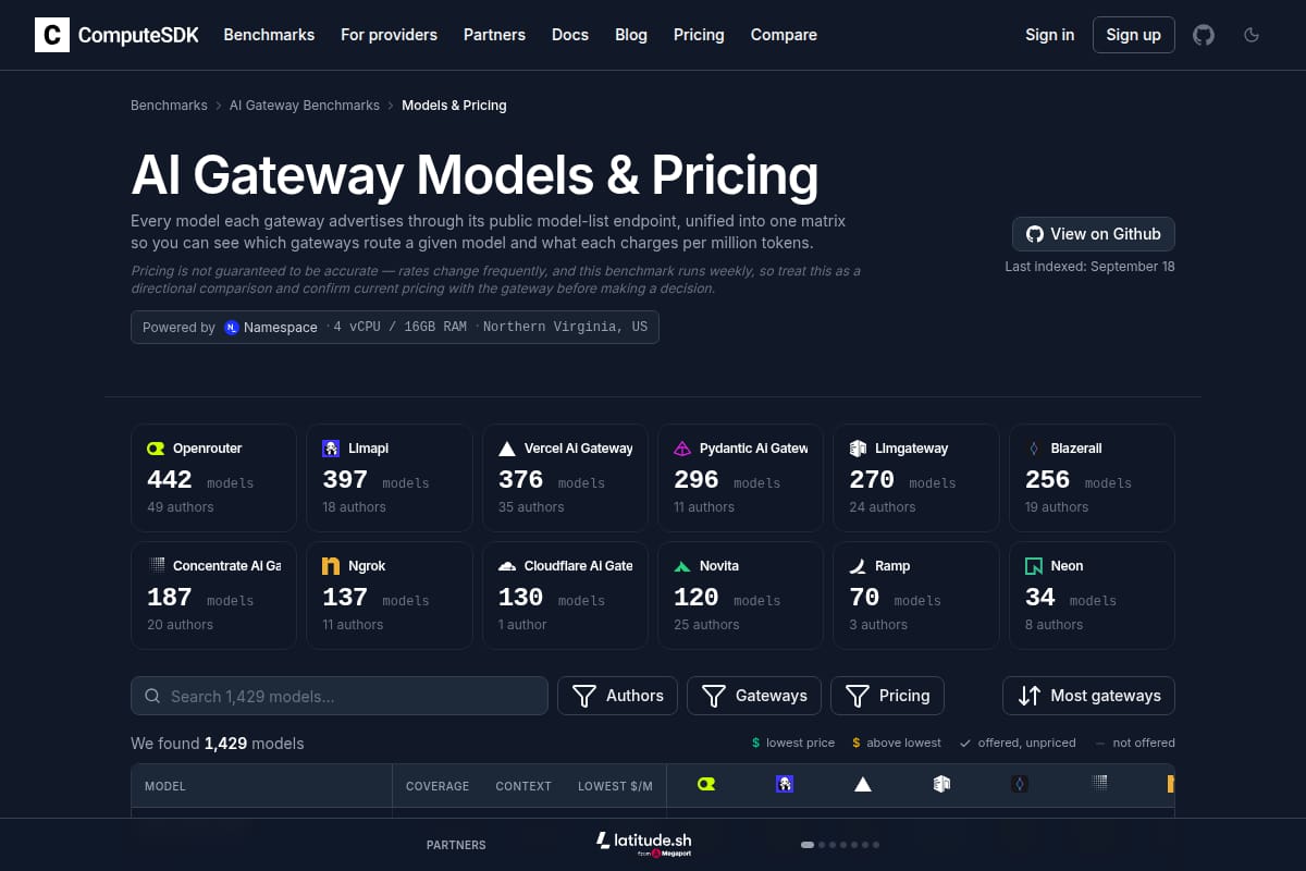 AI Gateway Models & Pricing thumbnail