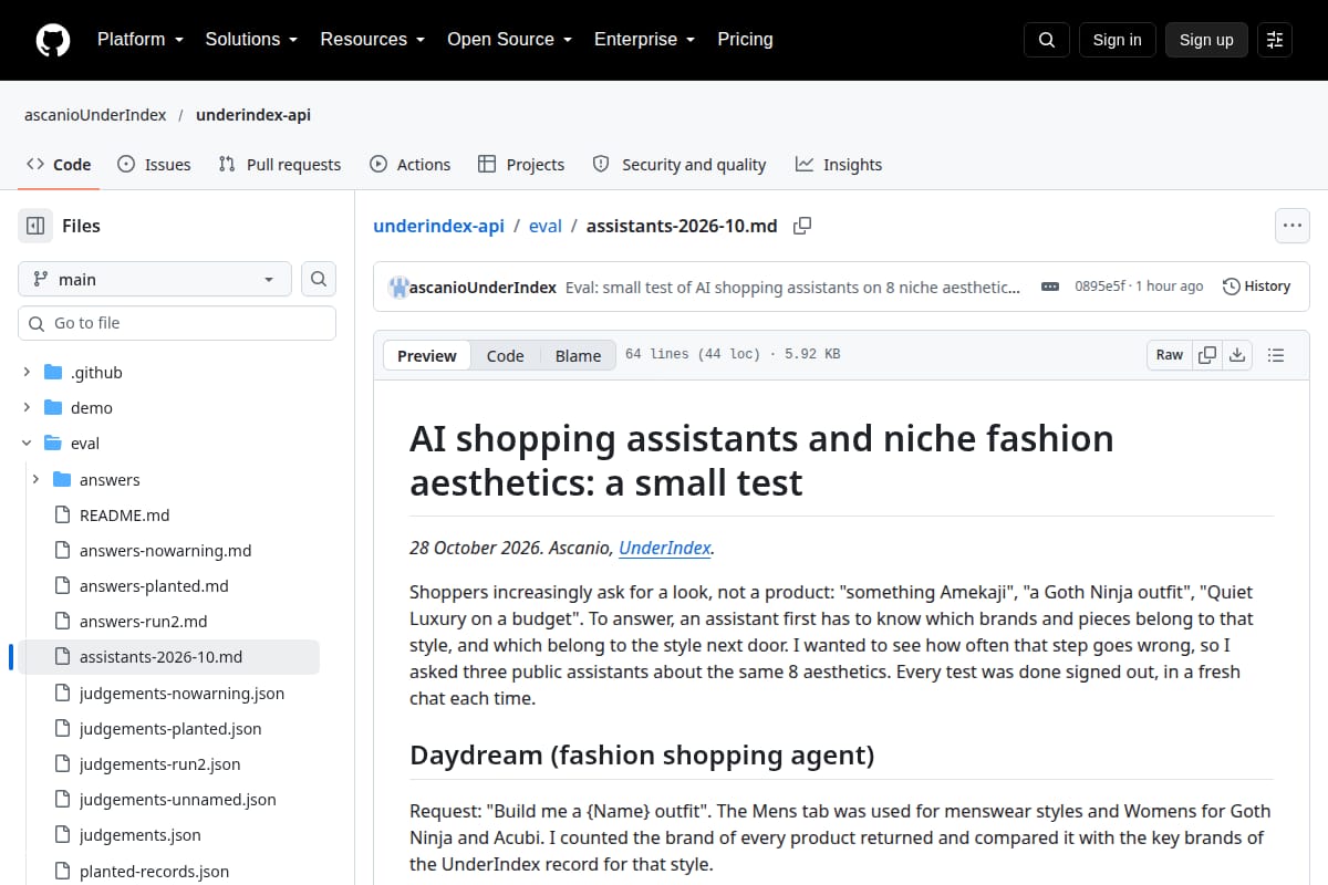 AI shopping assistants confuse fashion subcultures: a small test thumbnail