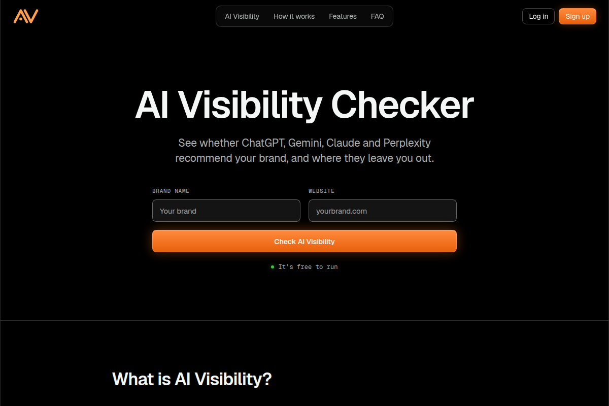 AI Visibility screenshot