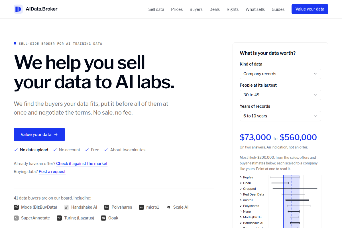 AIData.Broker screenshot
