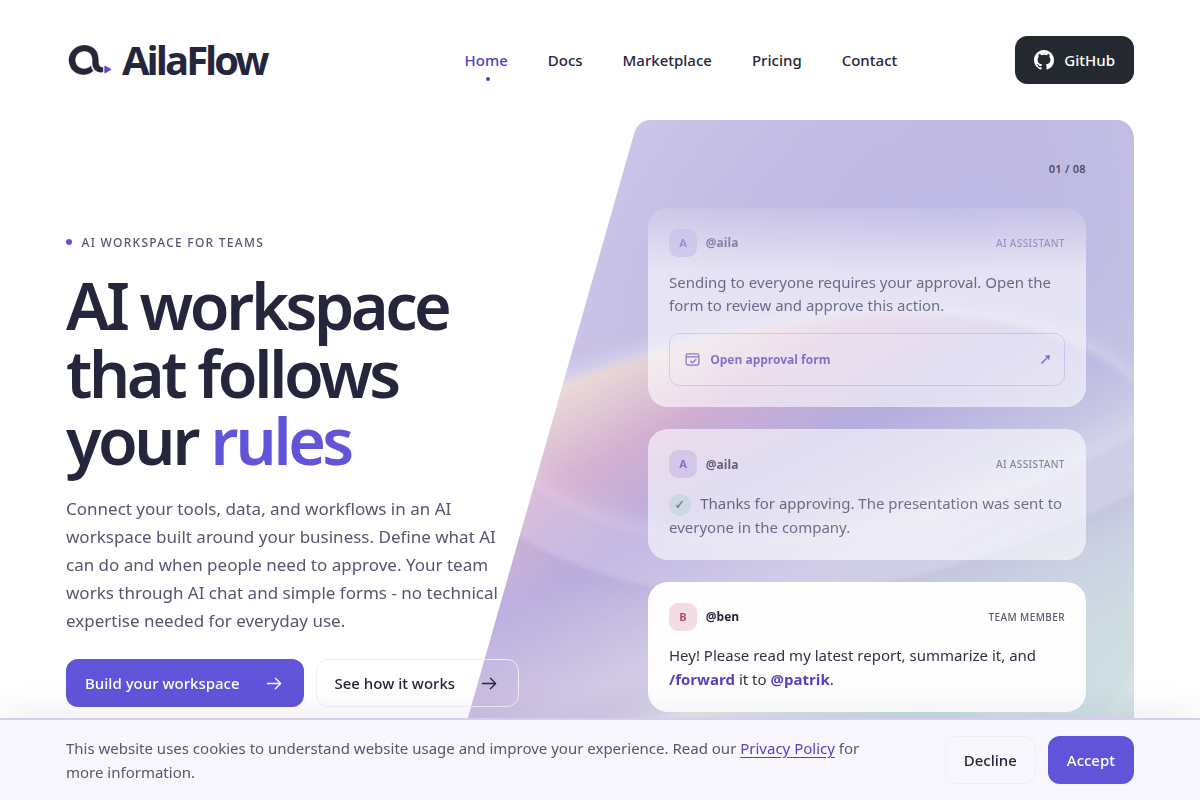 AilaFlow screenshot