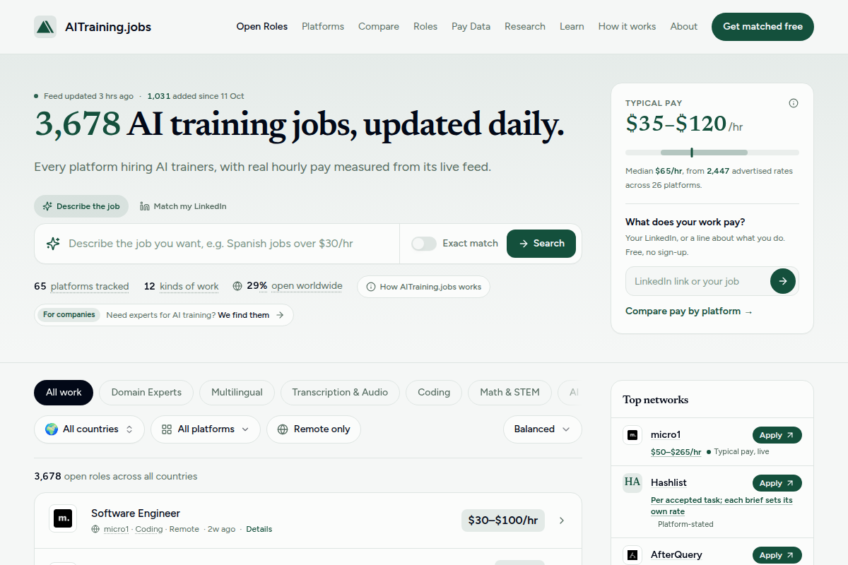 AITraining.jobs screenshot