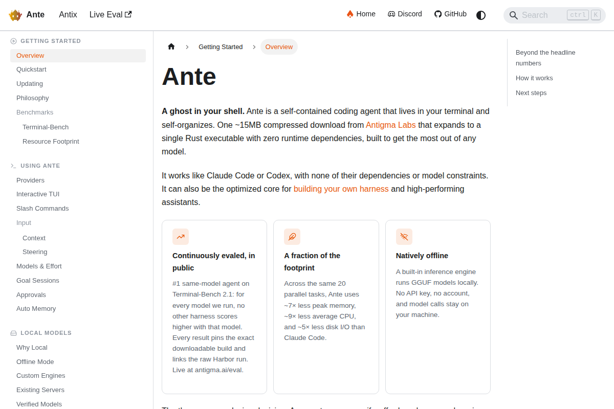 Ante screenshot