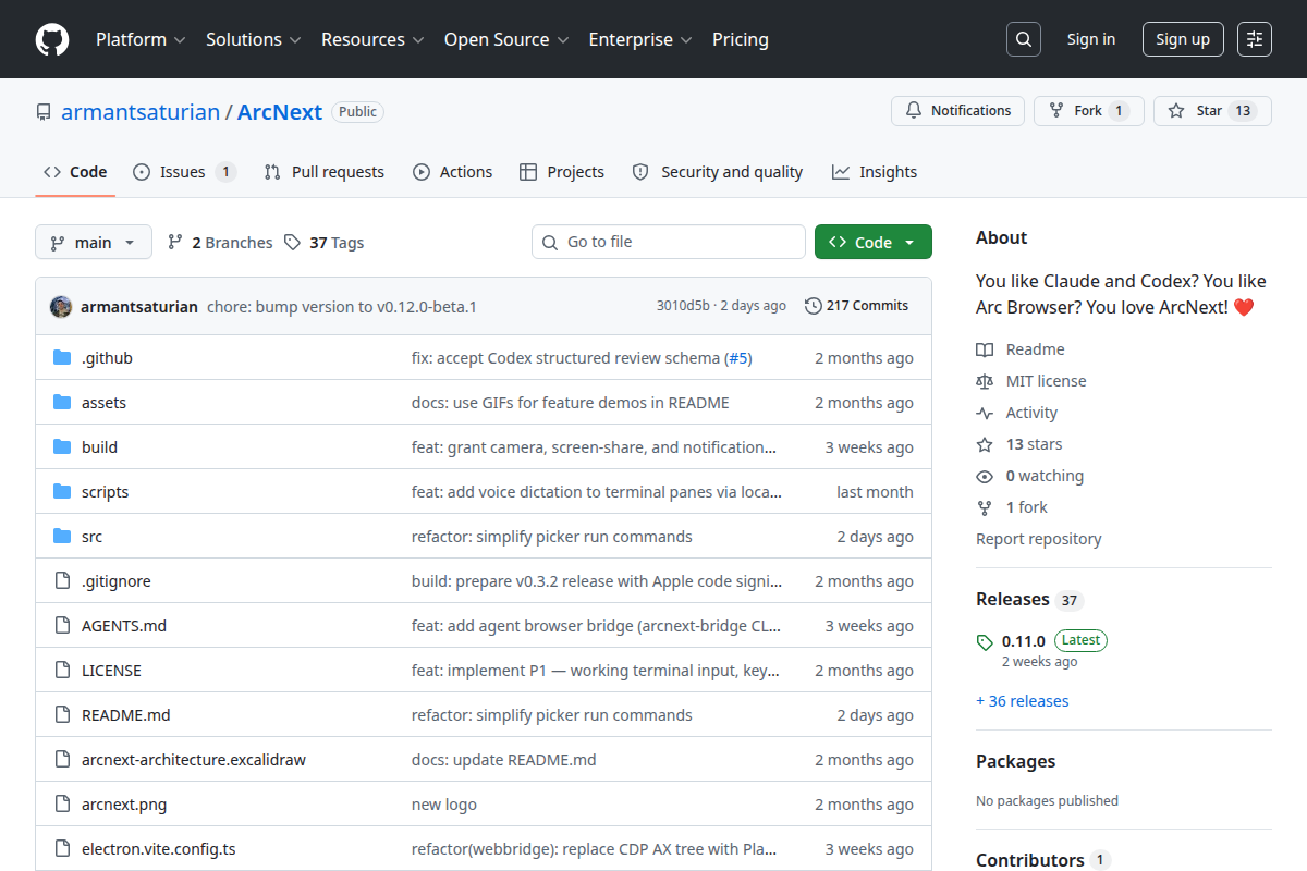 ArcNext screenshot