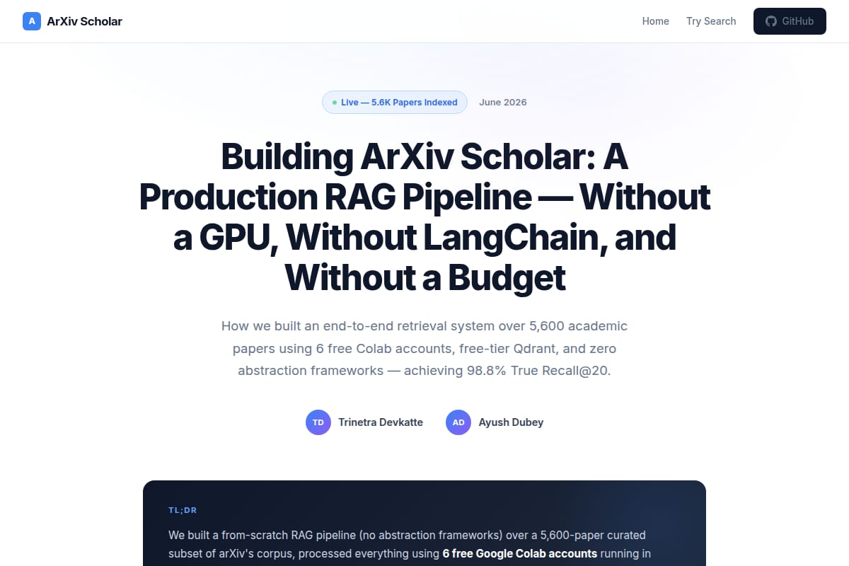 ArXiv Scholar thumbnail