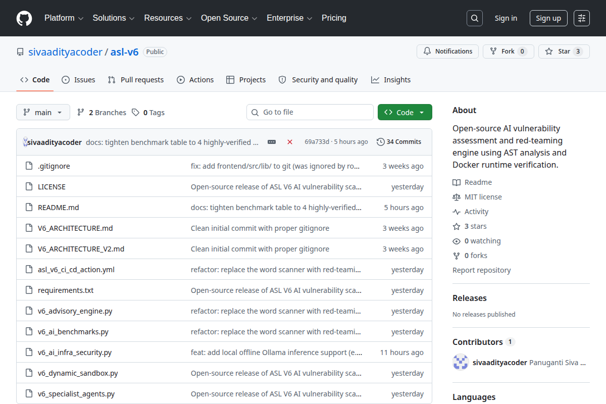 ASL V6 screenshot