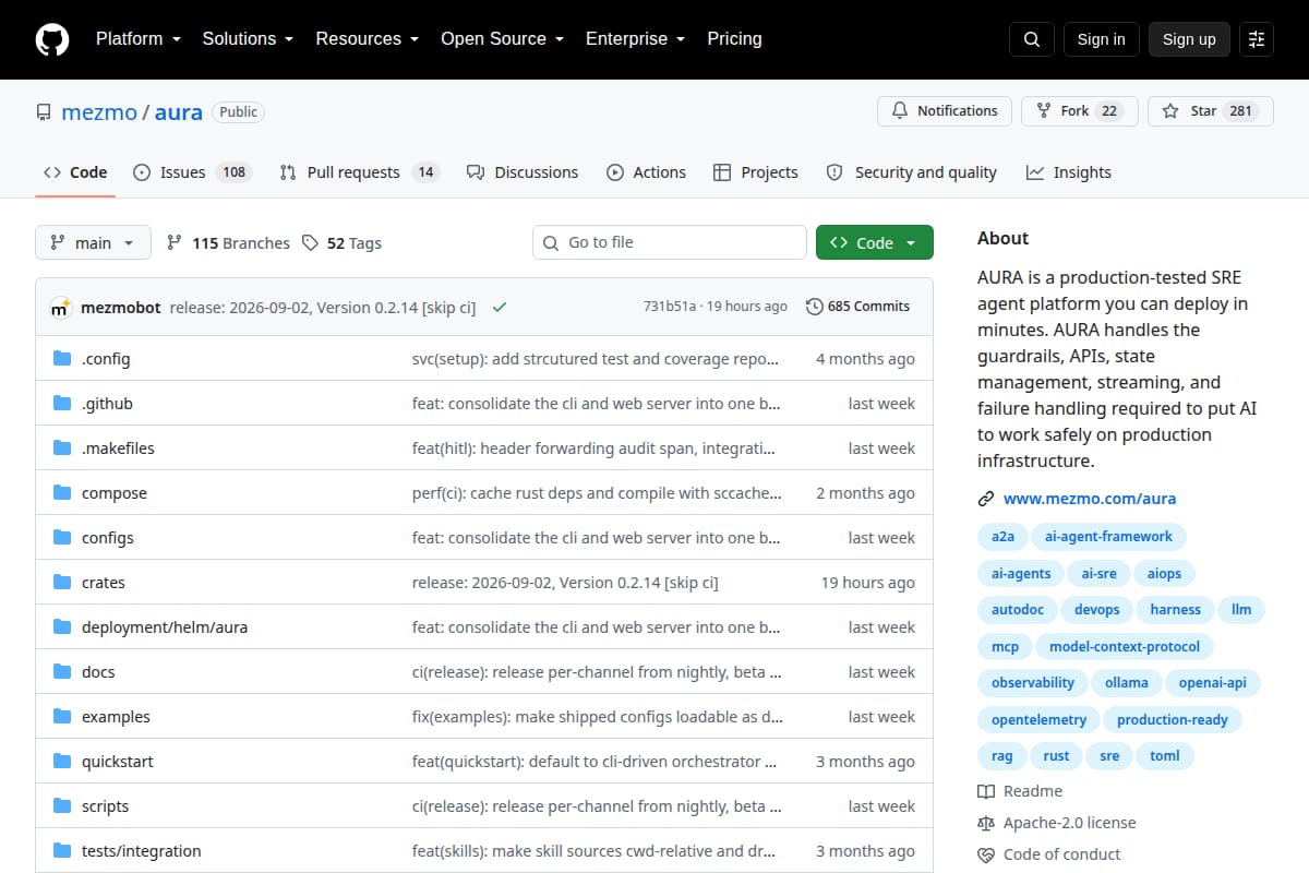 AURA screenshot