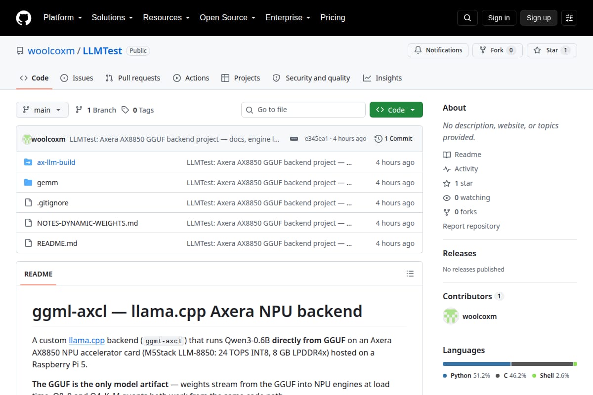 Axera AX8850 LLM running ggufs thumbnail