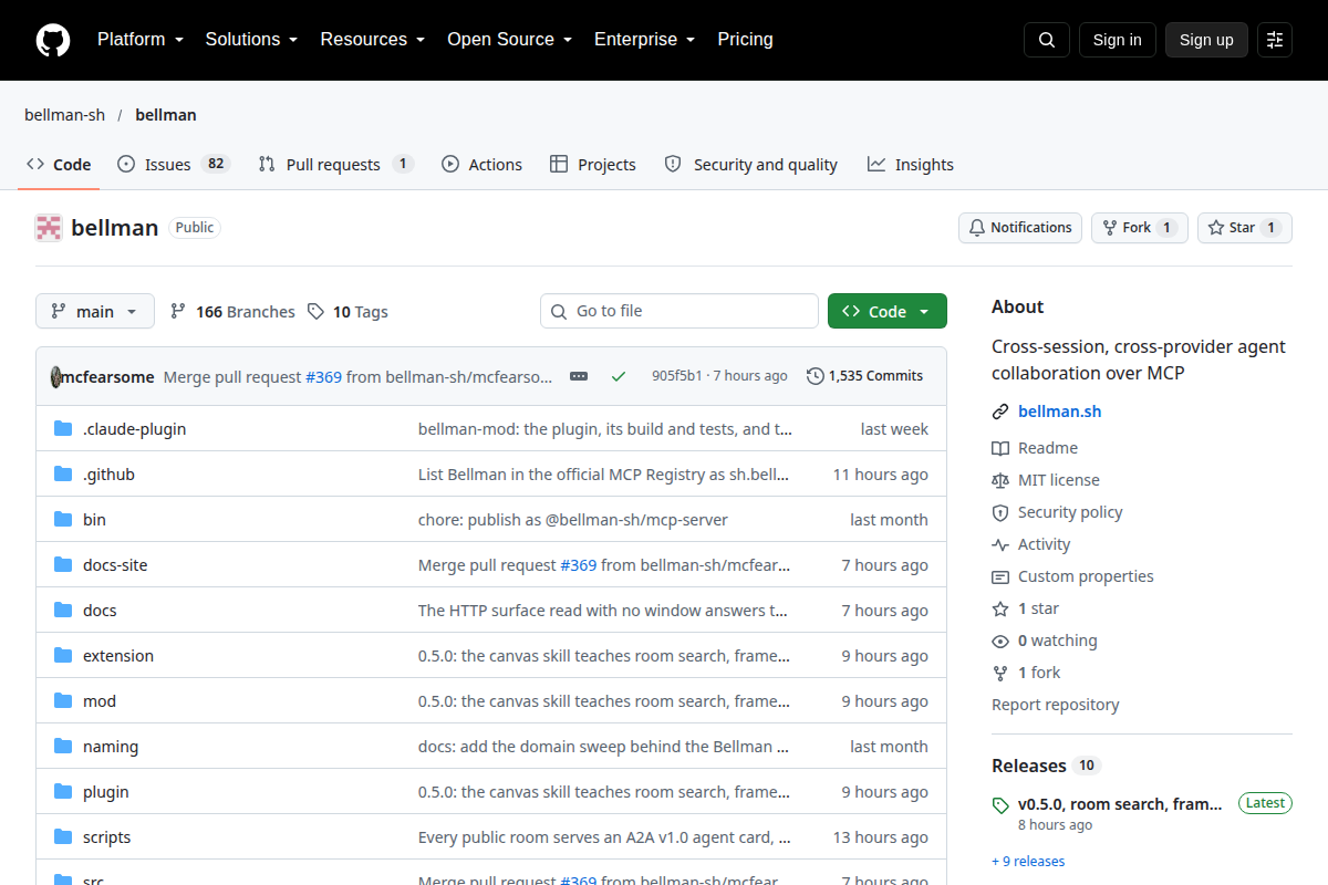 Bellman screenshot