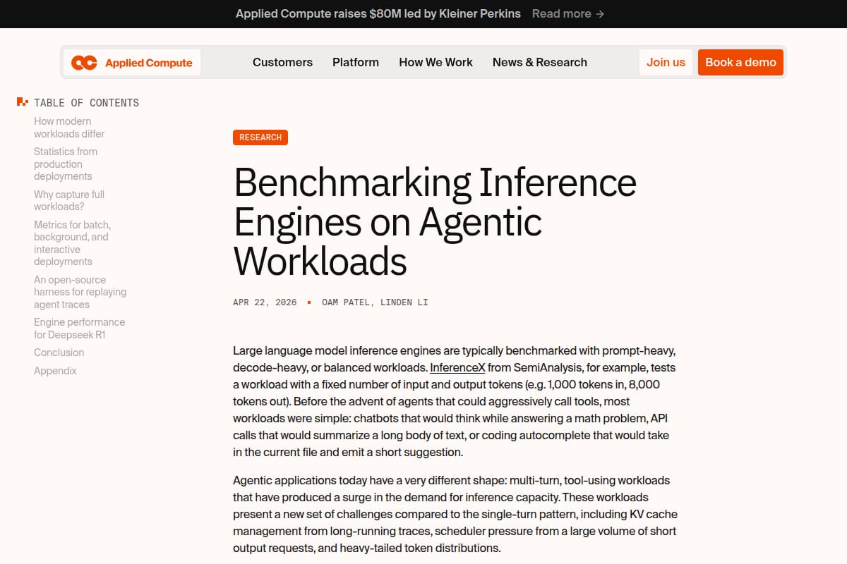 Benchmarking Inference Engines on Agentic Workloads thumbnail
