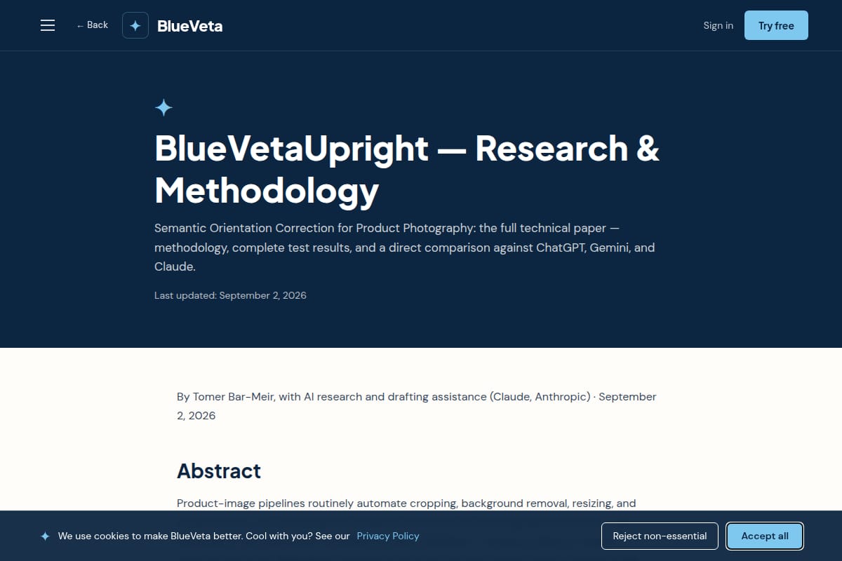 BlueVetaUpright — Research & Methodology thumbnail