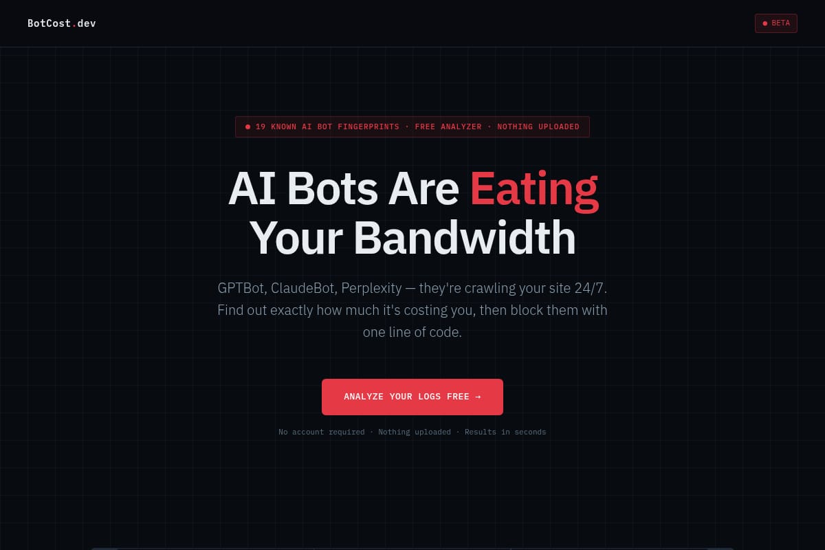BotCost.dev thumbnail