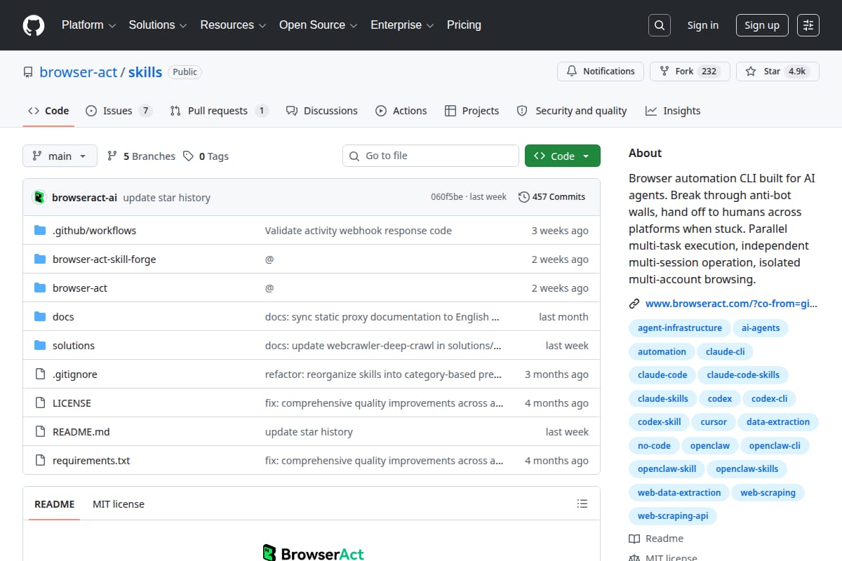 BrowserAct Skills thumbnail