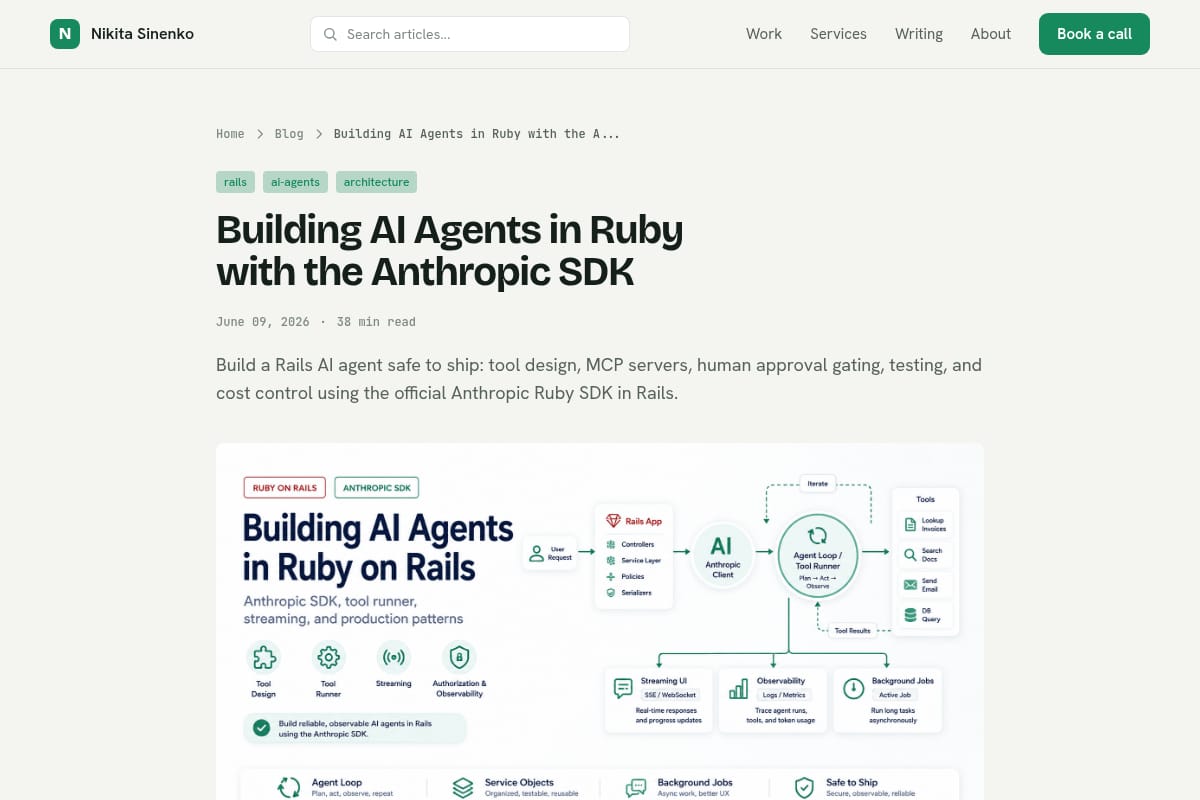 Building AI Agents in Ruby with the Anthropic SDK thumbnail
