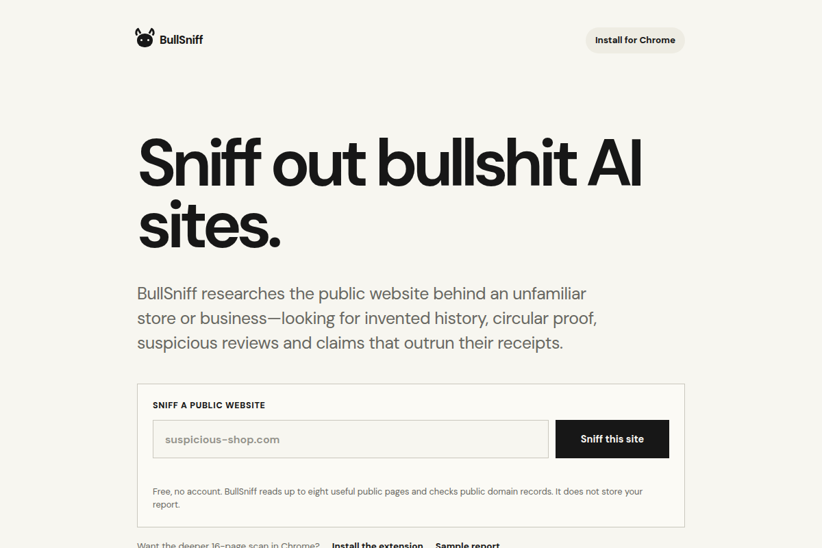BullSniff screenshot