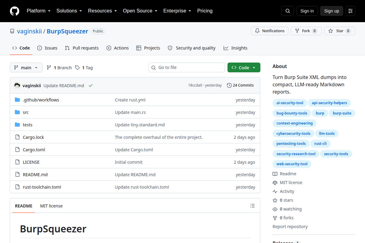 BurpSqueezer screenshot