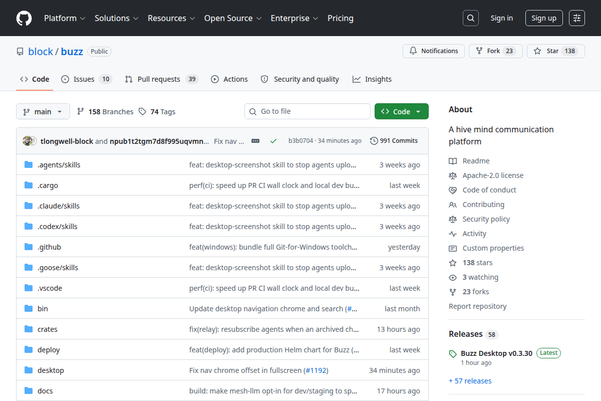 Buzz screenshot