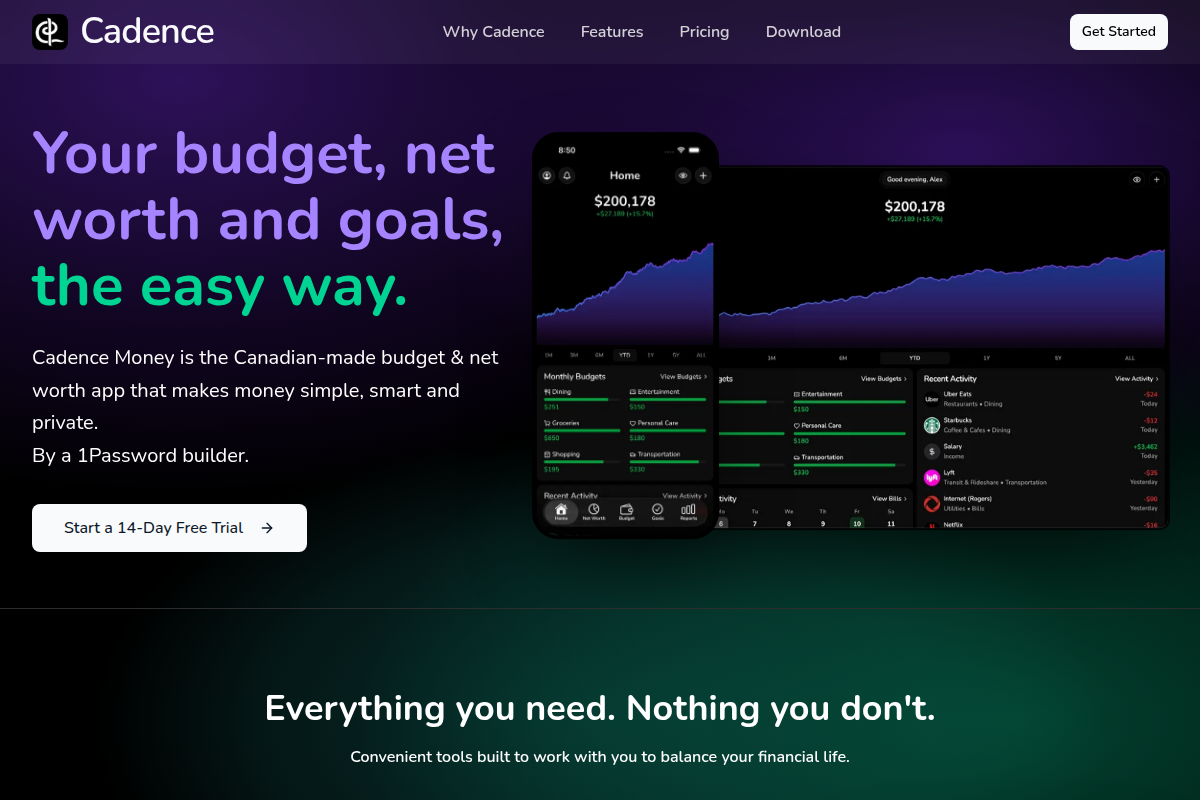 Cadence Money screenshot