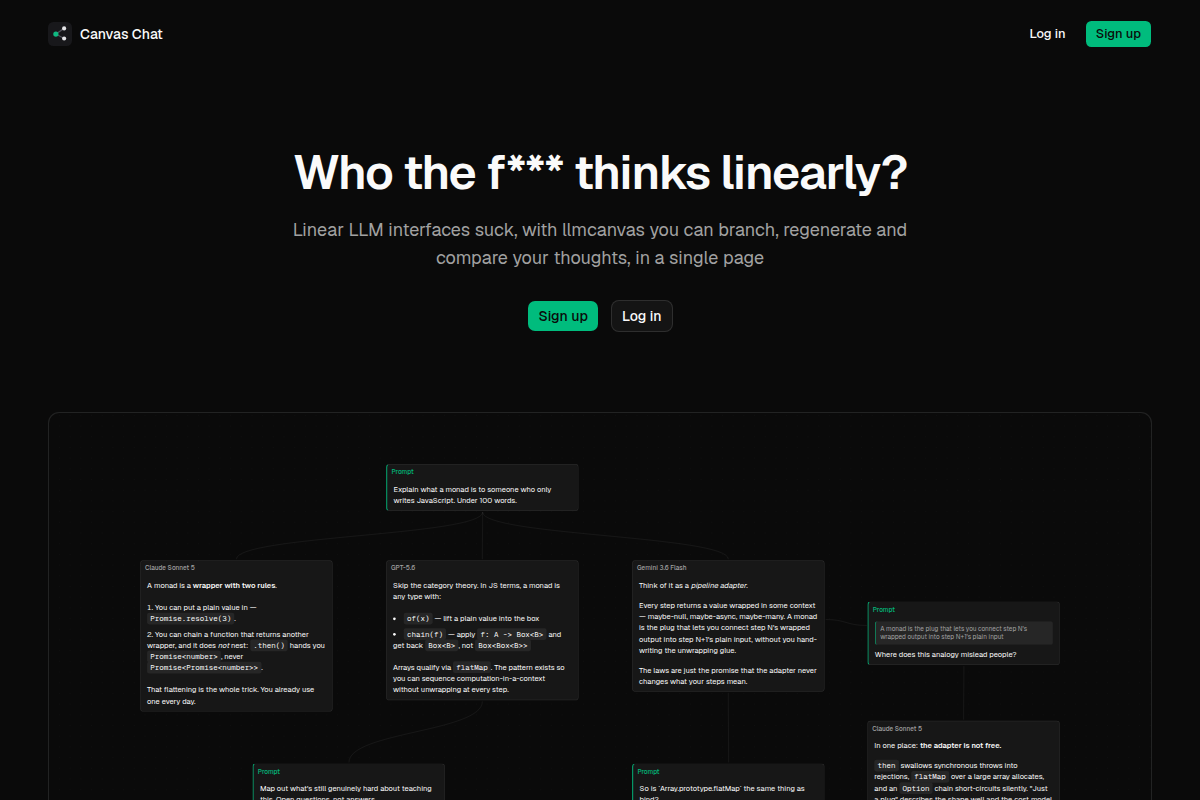 Canvas Chat screenshot
