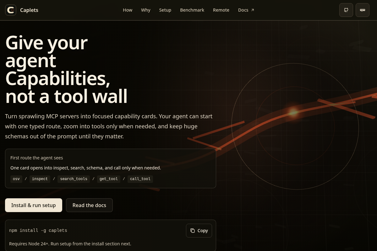 Caplets screenshot