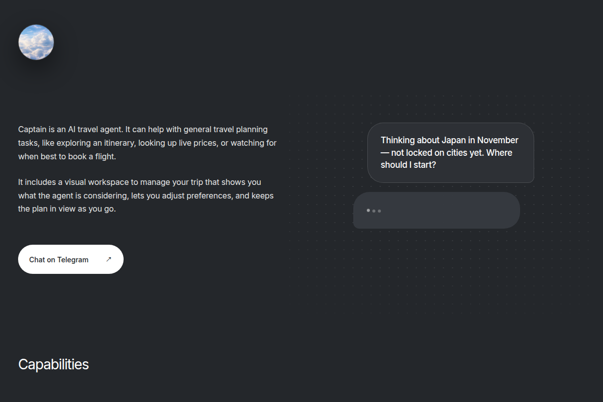 Captain screenshot