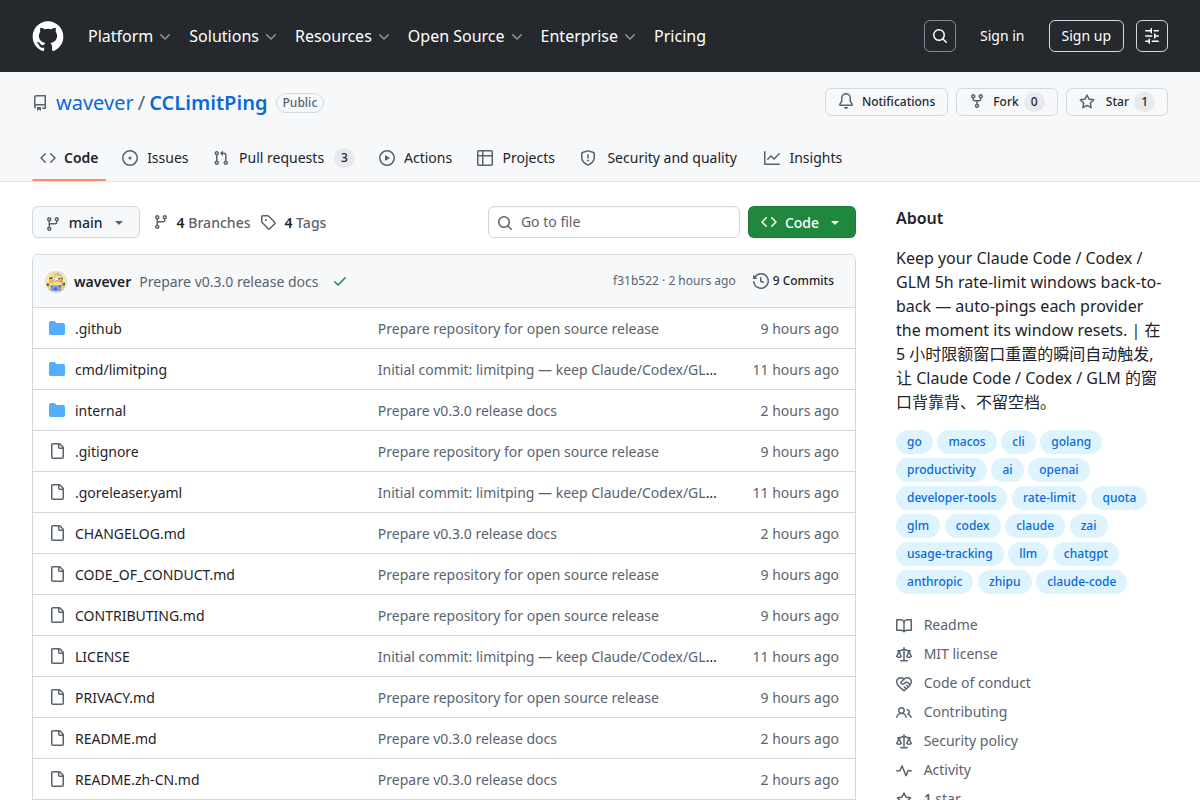 CCLimitPing screenshot