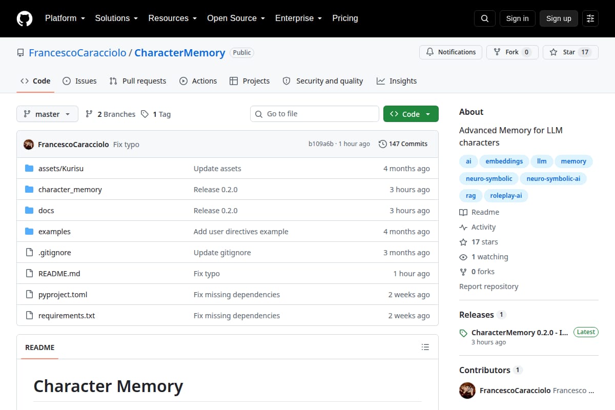 CharacterMemory thumbnail