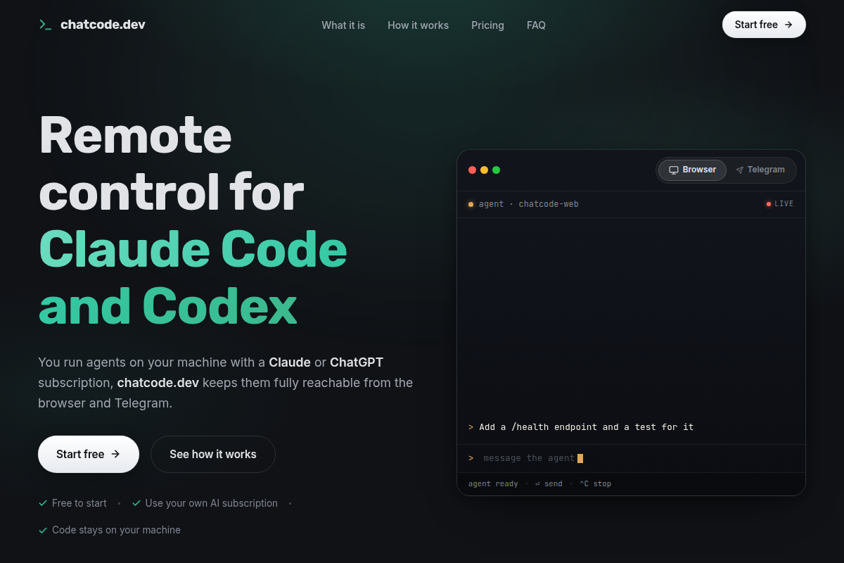 chatcode.dev screenshot