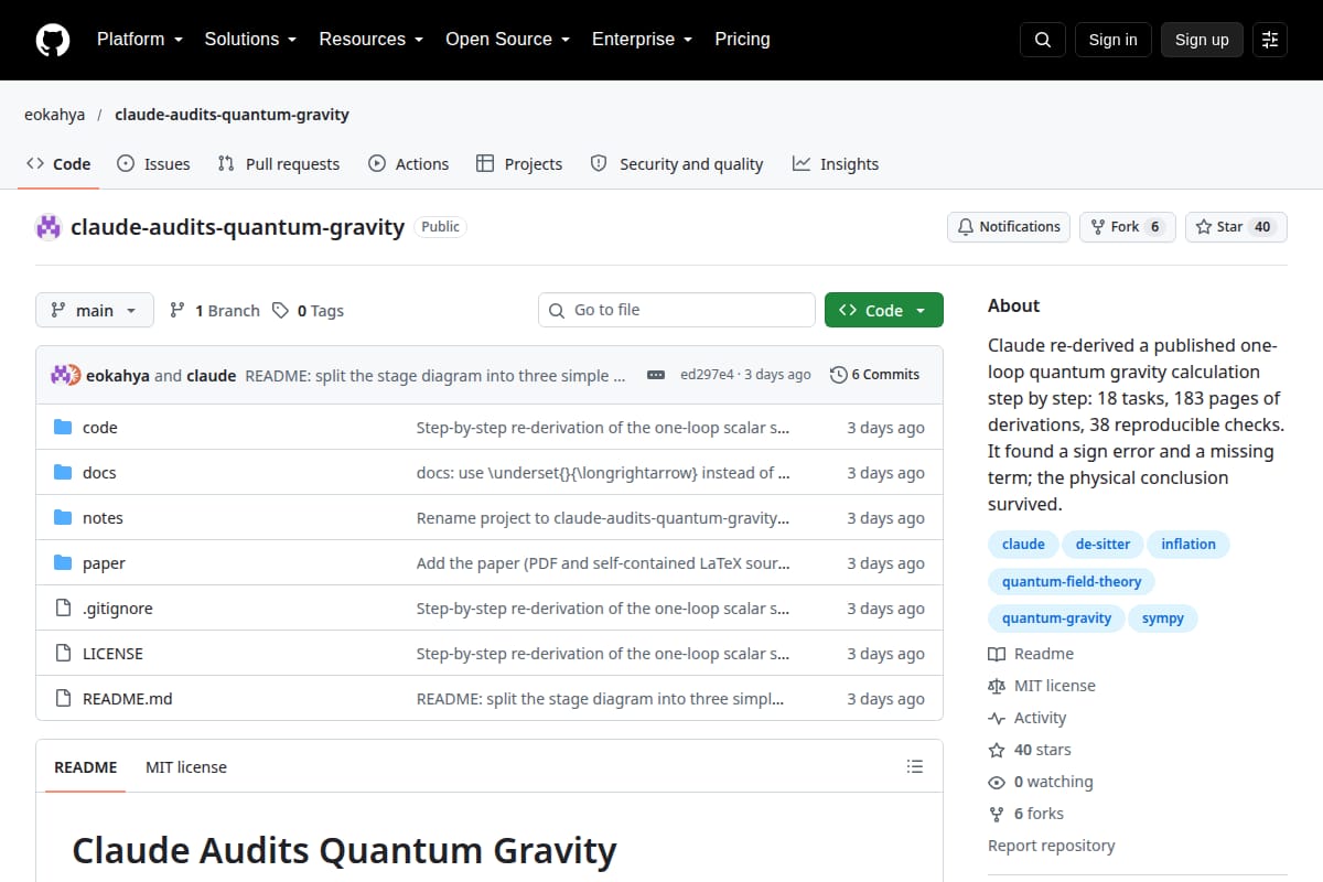Claude Audits Quantum Gravity thumbnail