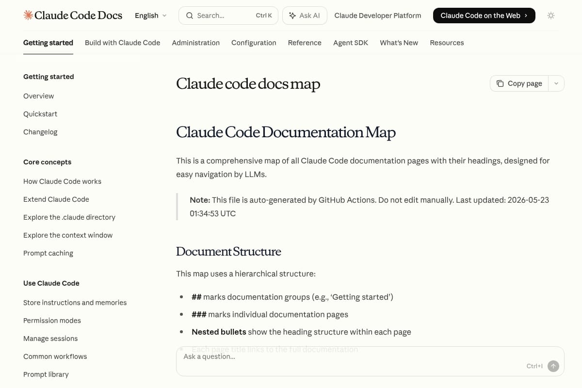 Claude Code Documentation Map thumbnail