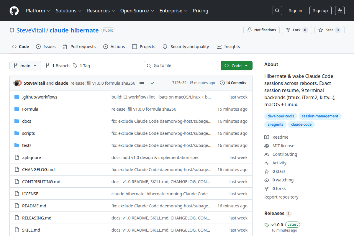 claude-hibernate screenshot