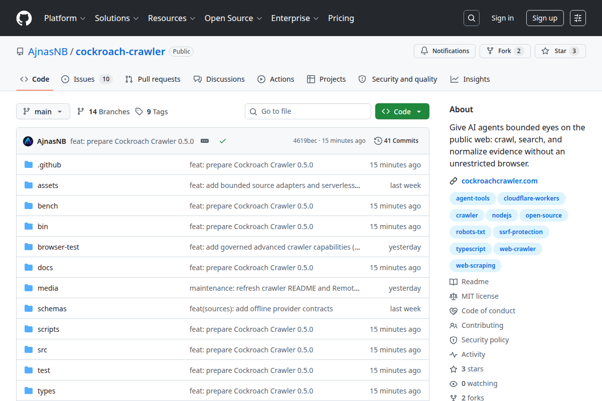 Cockroach Crawler screenshot