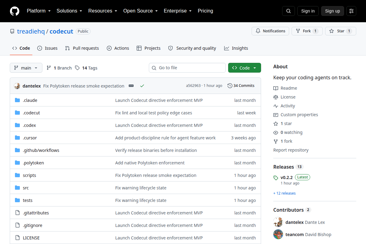 Codecut screenshot