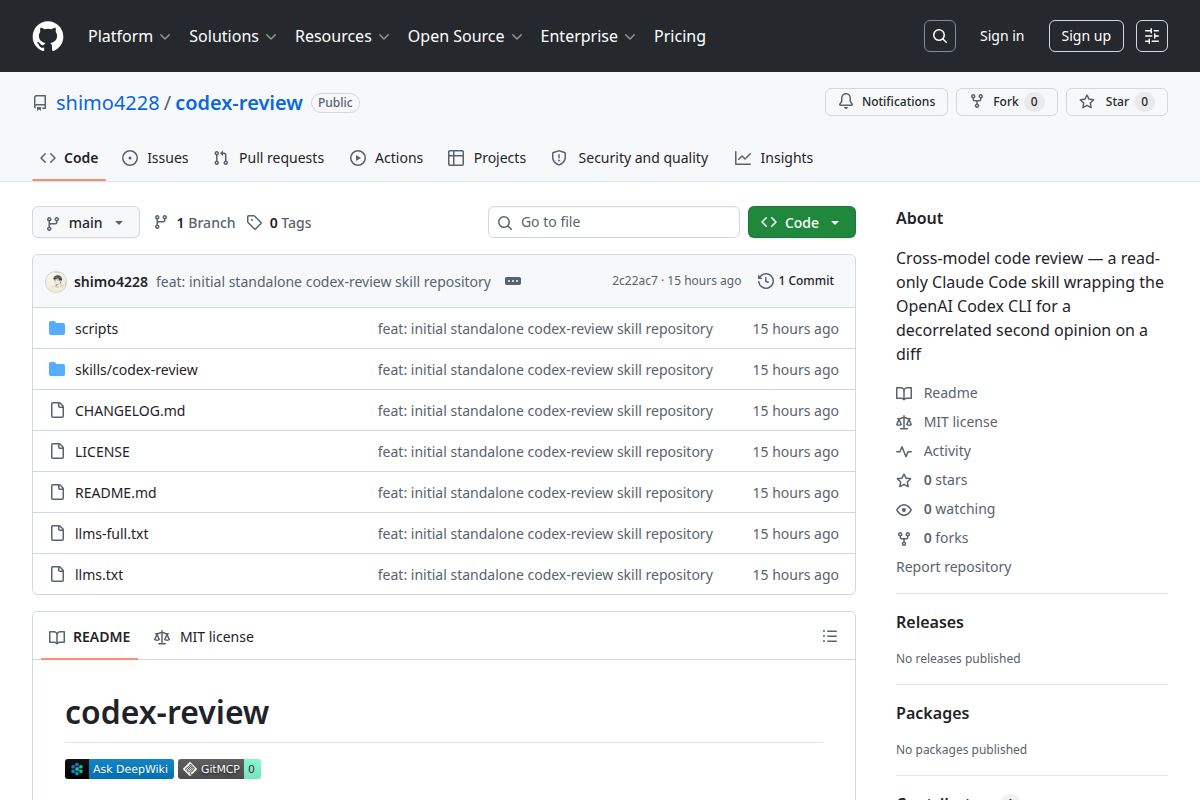 codex-review screenshot