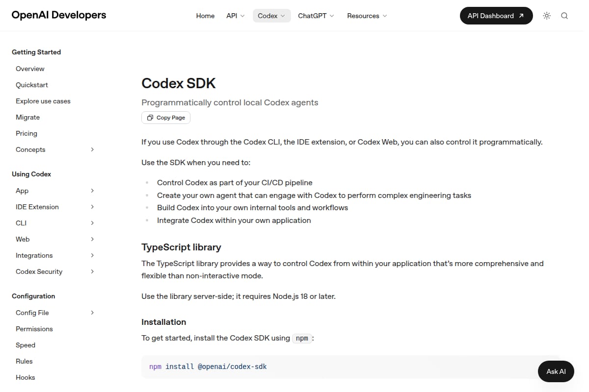 Codex SDK thumbnail