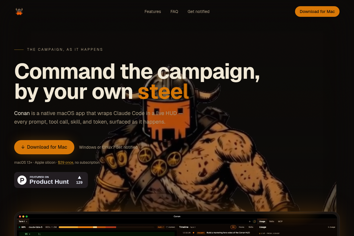 Conan screenshot