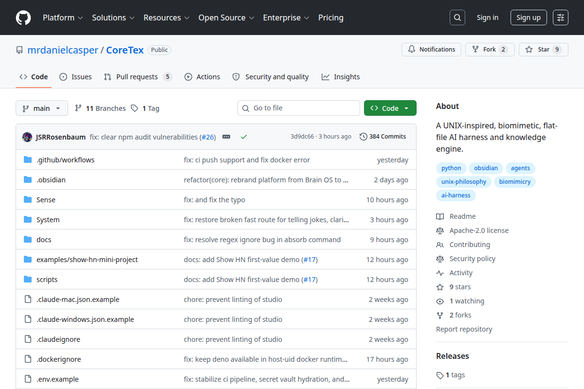 CoreTex screenshot